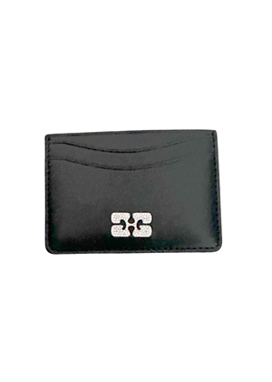 Strass Bou card holder Sort A6392 Ganni 